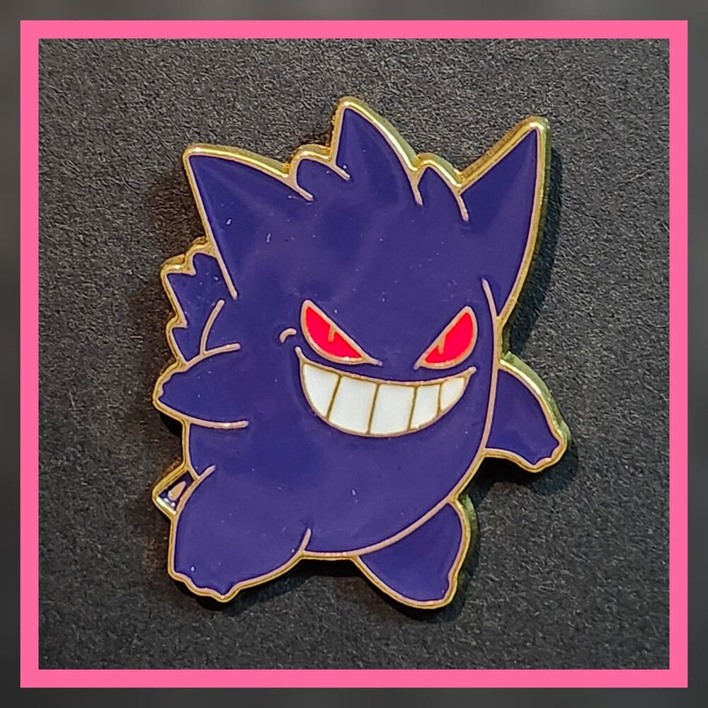 Pokemon Gengar 1" Enamel Pin